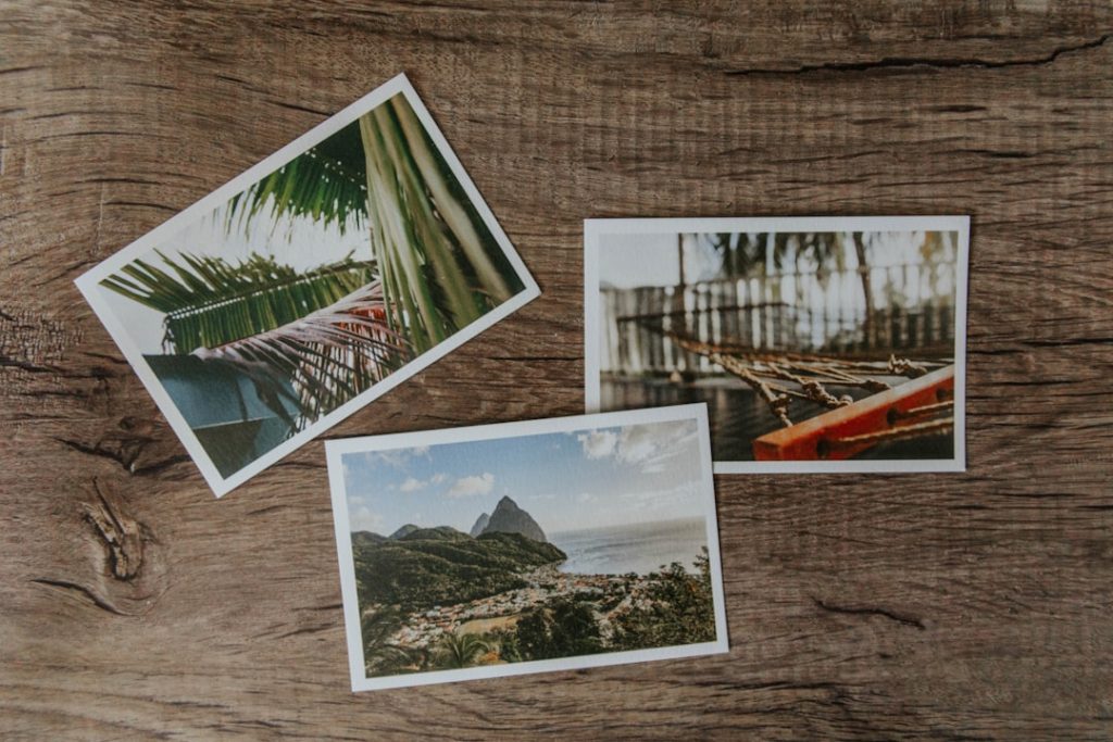 Photo real estate postcards